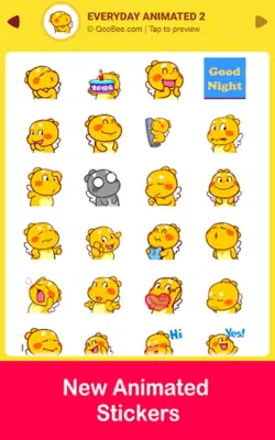 Qoobee Agapi Stickers for WhatsApp android App screenshot 2