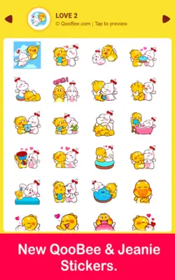 Qoobee Agapi Stickers for WhatsApp android App screenshot 3