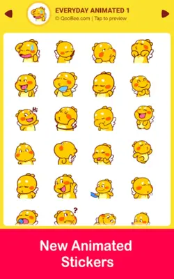 Qoobee Agapi Stickers for WhatsApp android App screenshot 4